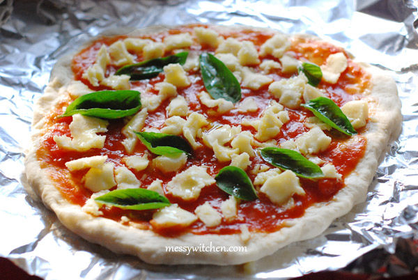 Making Pizza Margherita